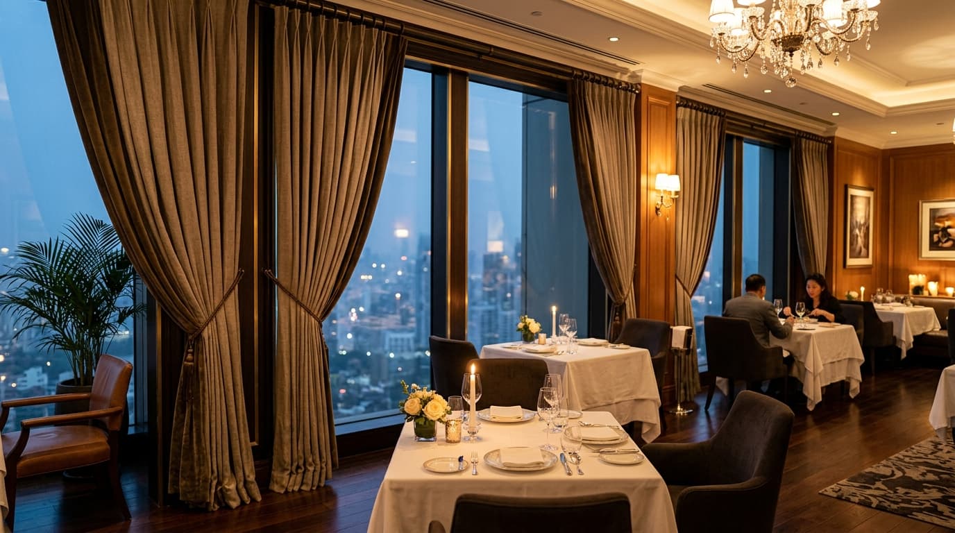 Motorized Somfy Smart Bali Curtains